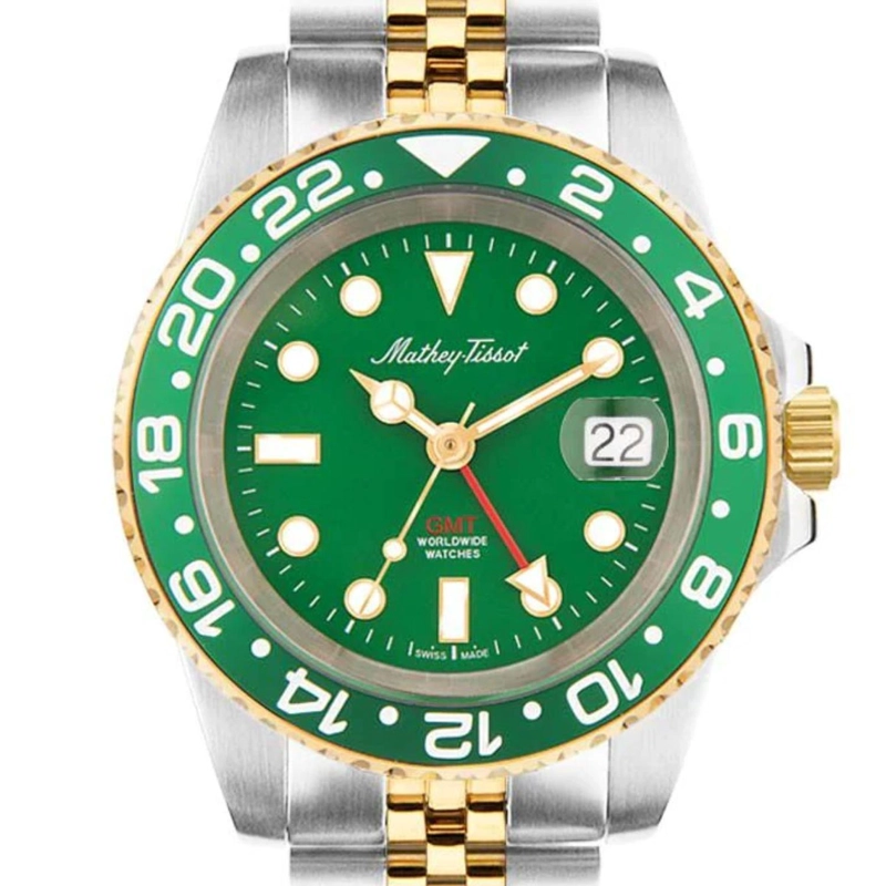 RELOJ MATHEY-TISSOT HOMBRE GMT H903BBV - 1