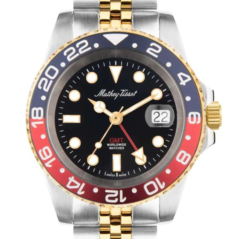 RELOJ MATHEY-TISSOT HOMBRE GMT H903BBR - 1
