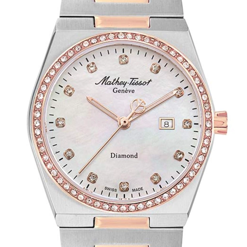 RELOJ MATHEY-TISSOT MUJER ZEUS LADY DIAMOND D118SBI - 1