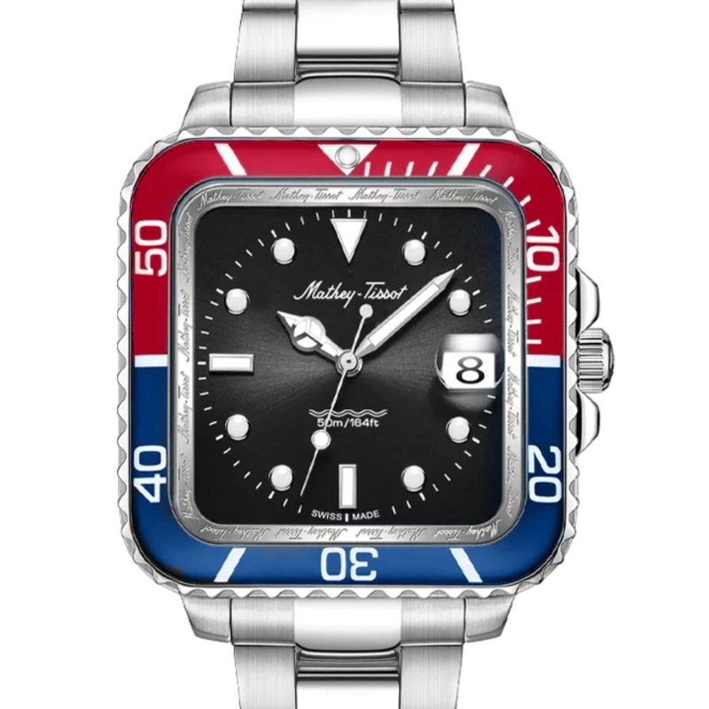 RELOJ MATHEY-TISSOT HOMBRE MATHY VINTAGE SQUARE H902QAR - 1