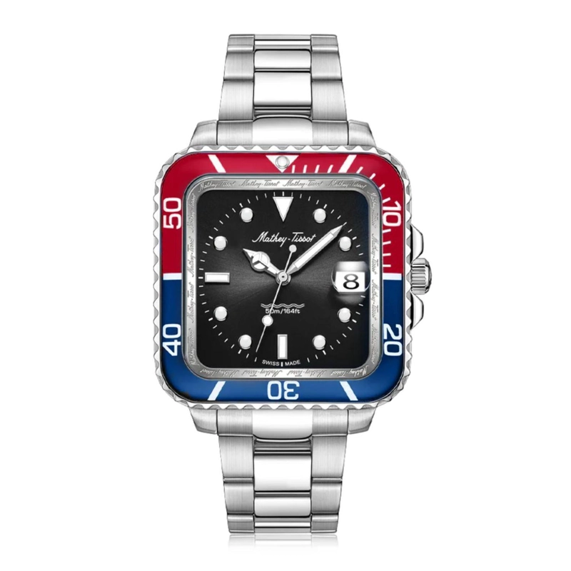 RELOJ MATHEY-TISSOT HOMBRE MATHY VINTAGE SQUARE H902QAR - 3