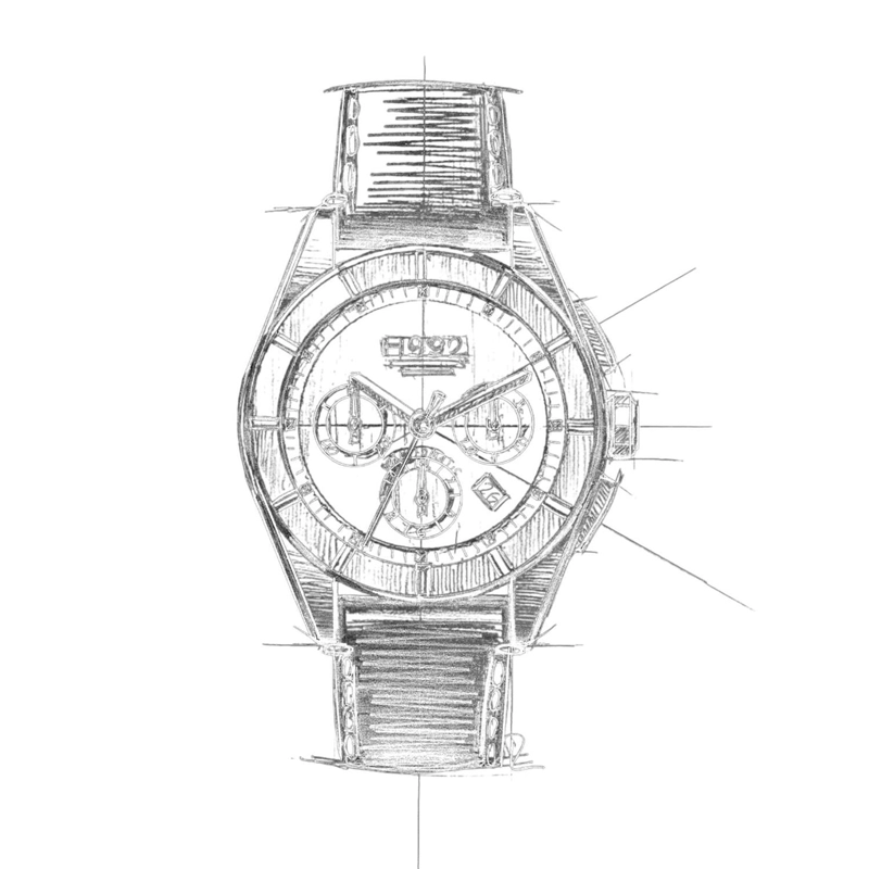 RELOJ H992 HOMBRE AUTOMATICO CRONOGRAFO H3 MH3AC02 - 3