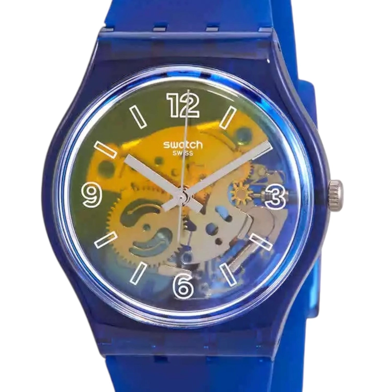 RELOJ SWATCH UNISEX YELLOW DISCO FEVER GN278 - 1