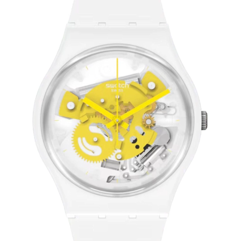 RELOJ SWATCH UNISEX TIME TO TIME TO YELLOW SMALL SO31W105 - 3