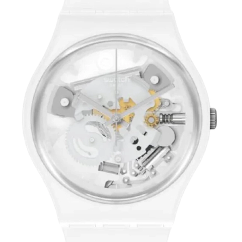 RELOJ SWATCH UNISEX SPOT TINE WHITE SO31W102 - 1