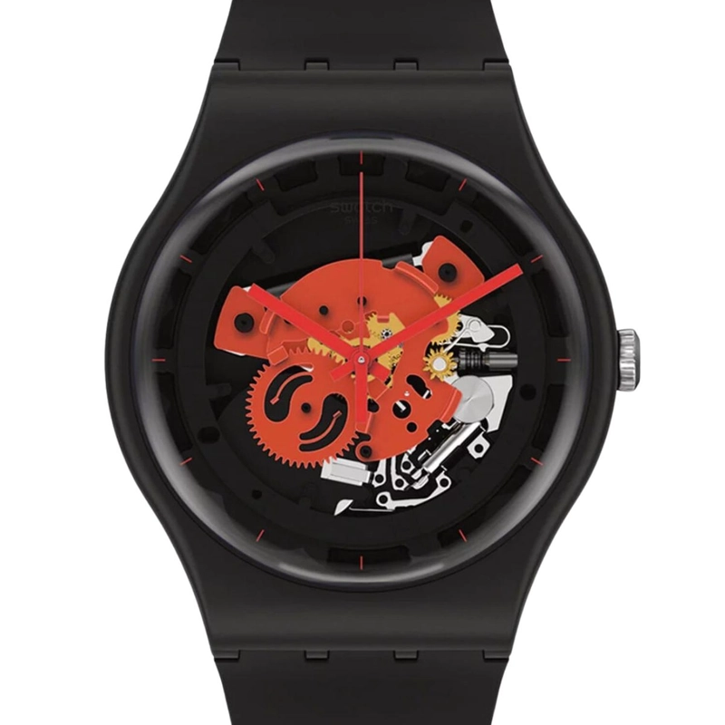 RELOJ SWATCH UNISEX TIME TO RED BIG SO32B110 - 2