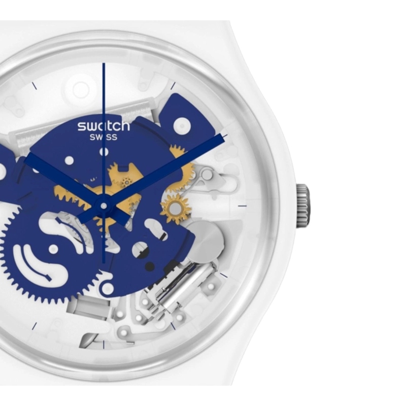 RELOJ SWATCH UNISEX TIME TO BLUE SMALL SO31W103 - 2