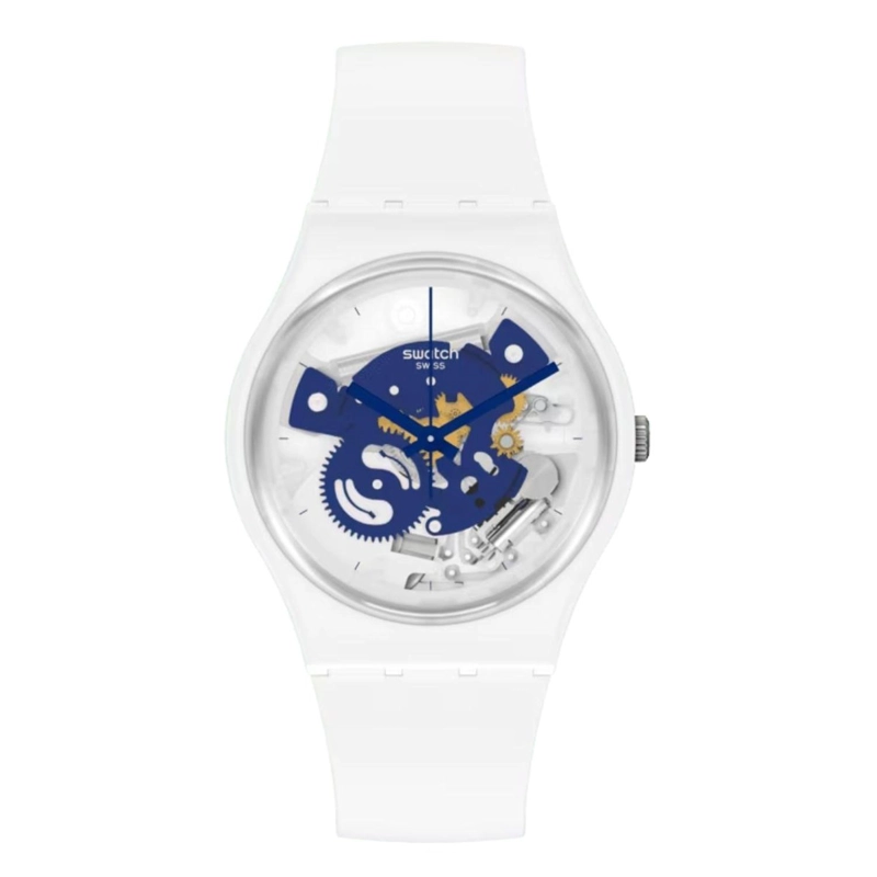 RELOJ SWATCH UNISEX TIME TO BLUE SMALL SO31W103 - 3