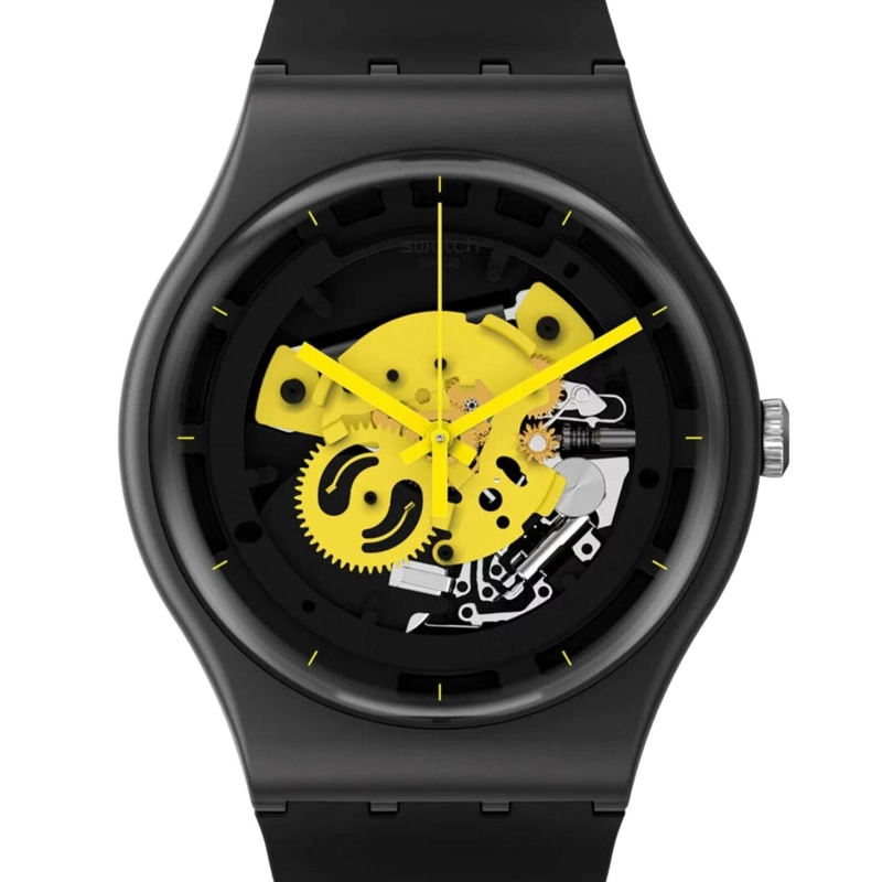 RELOJ SWATCH UNISEX TIME TO YELLOW BIG SO32B111 - 1