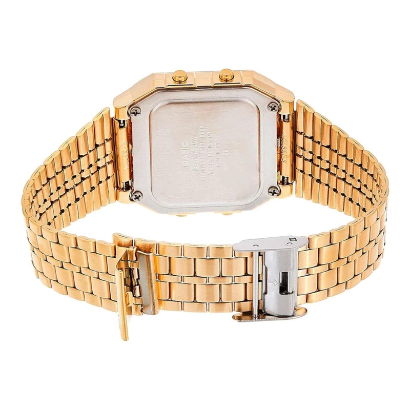 RELOJ CASIO DORADO UNISEX VINTAGE A500WGA-9DF - 2