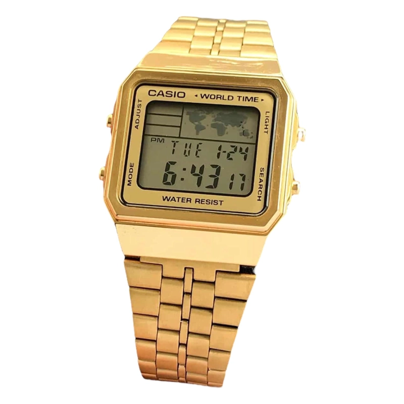 RELOJ CASIO DORADO UNISEX VINTAGE A500WGA-9DF - 4