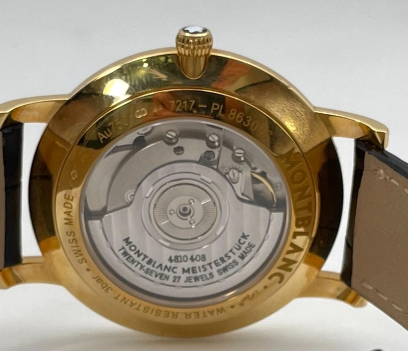 RELOJ MONTBLANC HOBRE CLASSIC STAR AUTOMATICO ORO 18K 107340 - 7