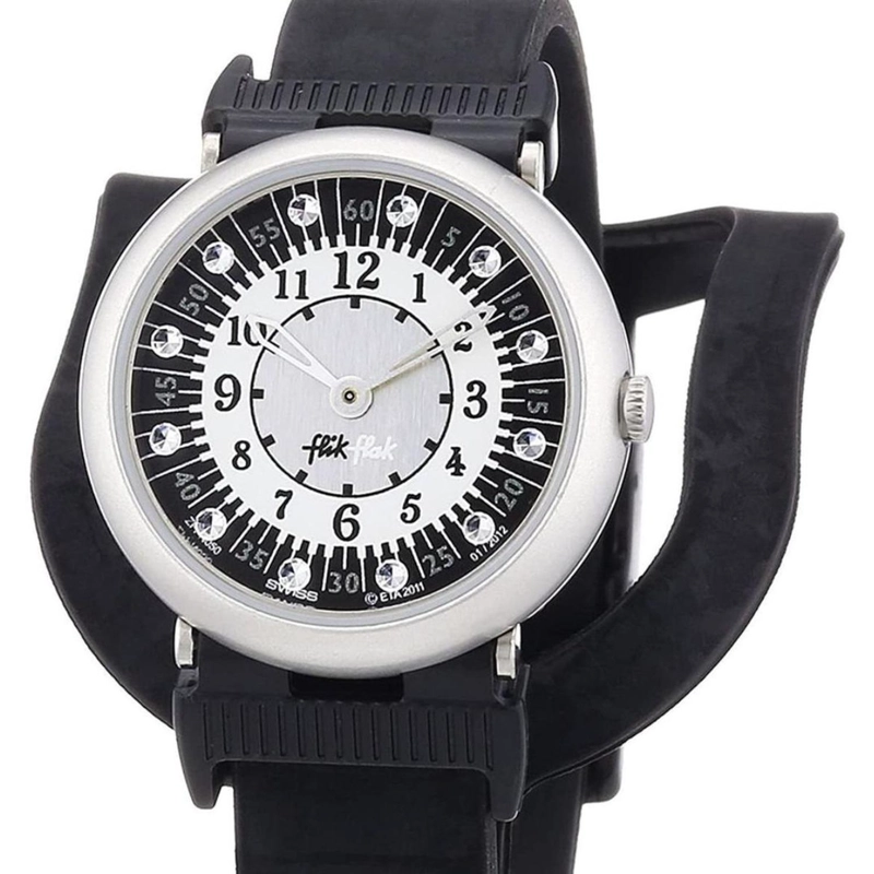 RELOJ FLIK FLAK NIÑOS SHAPED ON BLACK CAJA ALTERNATIVA - 3