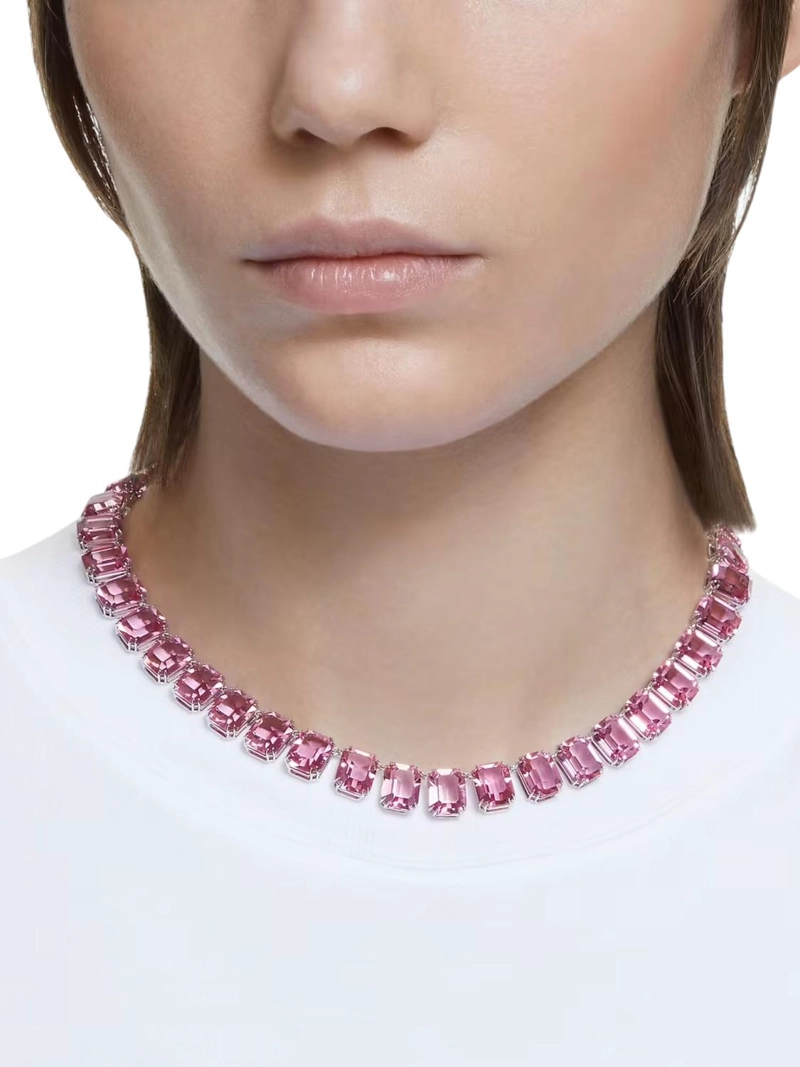 COLLAR SWAROVSKI MILLENIA CRISTALES ROSA 5608807 - 3