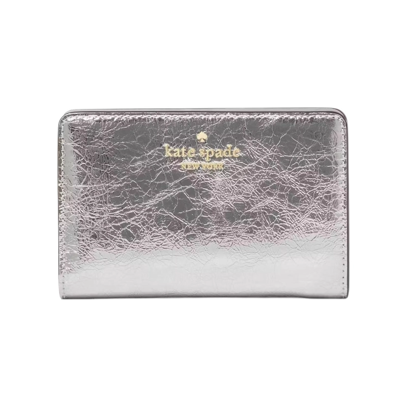 BILLETERA KATE SPADE MADISON METALLIC MEDIUM BIFOLD KN221 - 1