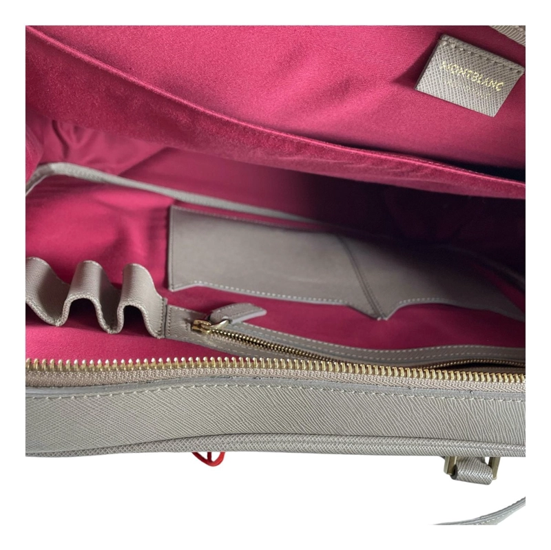 BOLSO DE MANO MEDIANO MONTBLANC SARTORIAL 115418 CON DETALLE - 5