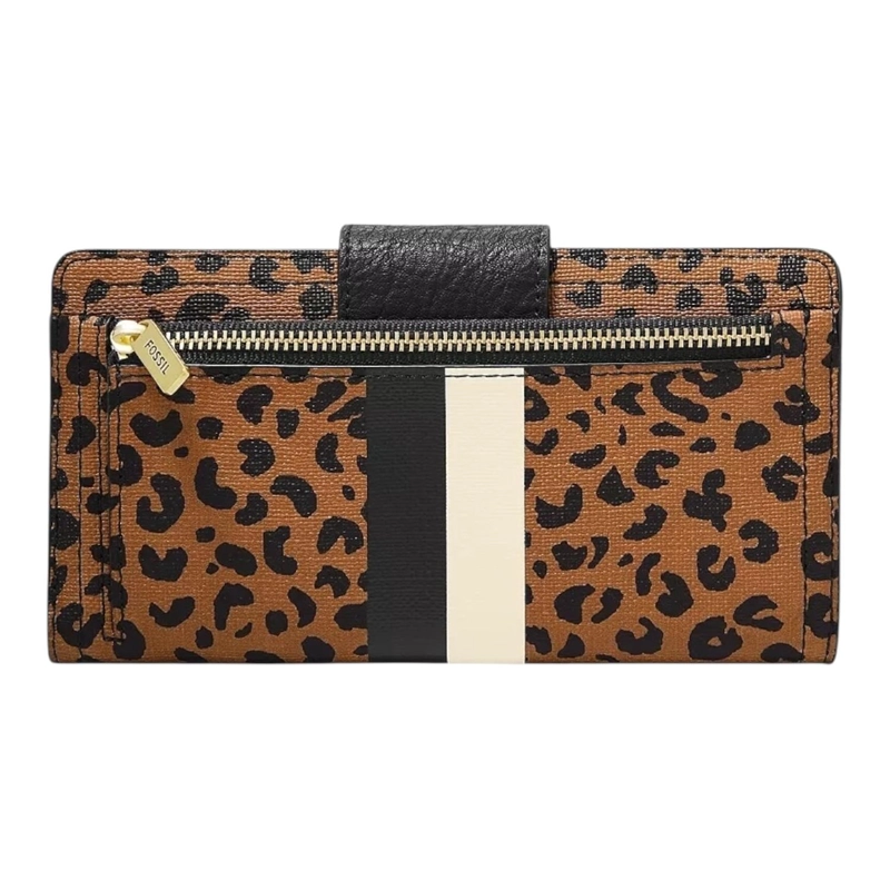 BILLETERA MUJER FOSSIL LOGAN CHEETAH SL6353989 - 2