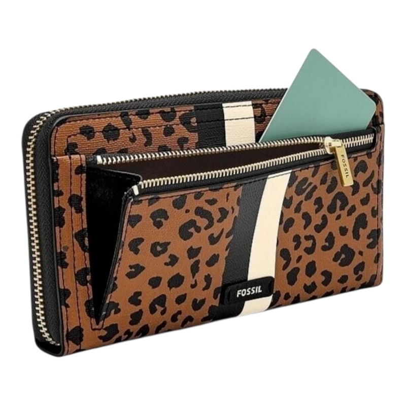 BILLETERA MUJER FOSSIL LOGAN CHEETAH SL6353989 - 3