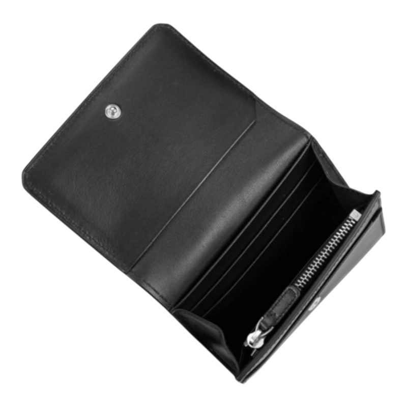 BILLETERA TARJETERO MONTBLANC CUERO URBAN FLIP 3CC 124102 - 1
