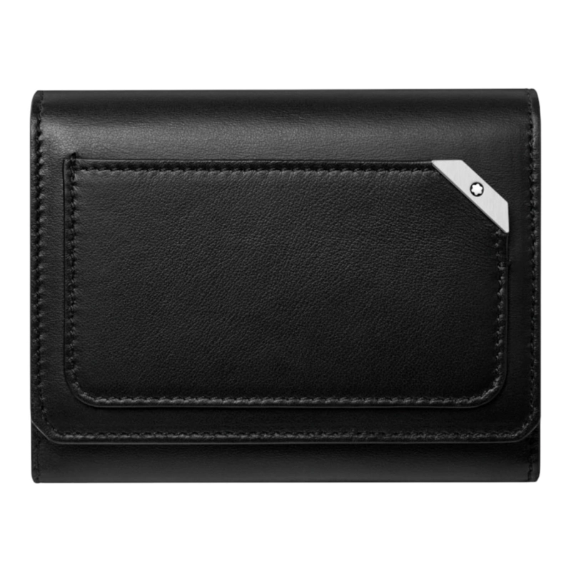 BILLETERA TARJETERO MONTBLANC CUERO URBAN FLIP 3CC 124102 - 2