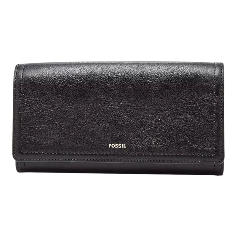 BILLETERA MUJER FOSSIL CUERO LOGAN FLAP CLUTCH SL7833001 - 1