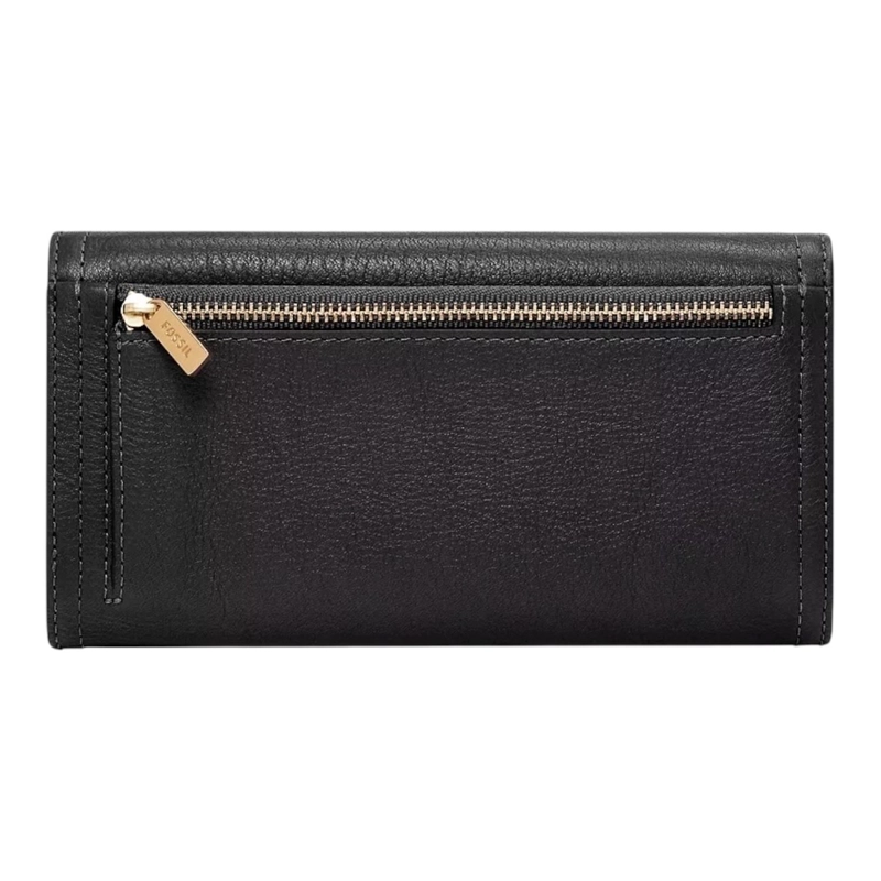 BILLETERA MUJER FOSSIL CUERO LOGAN FLAP CLUTCH SL7833001 - 2