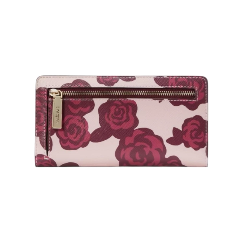 BILLETERA KATE SPADE BRYNN ROSE FLORETS BIFOLD KH747 - 3