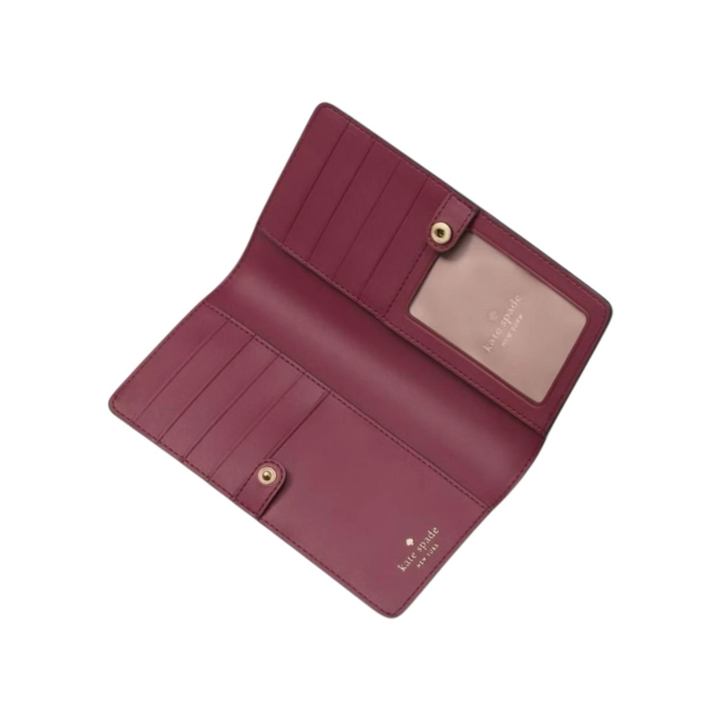 BILLETERA KATE SPADE BRYNN ROSE FLORETS BIFOLD KH747 - 4