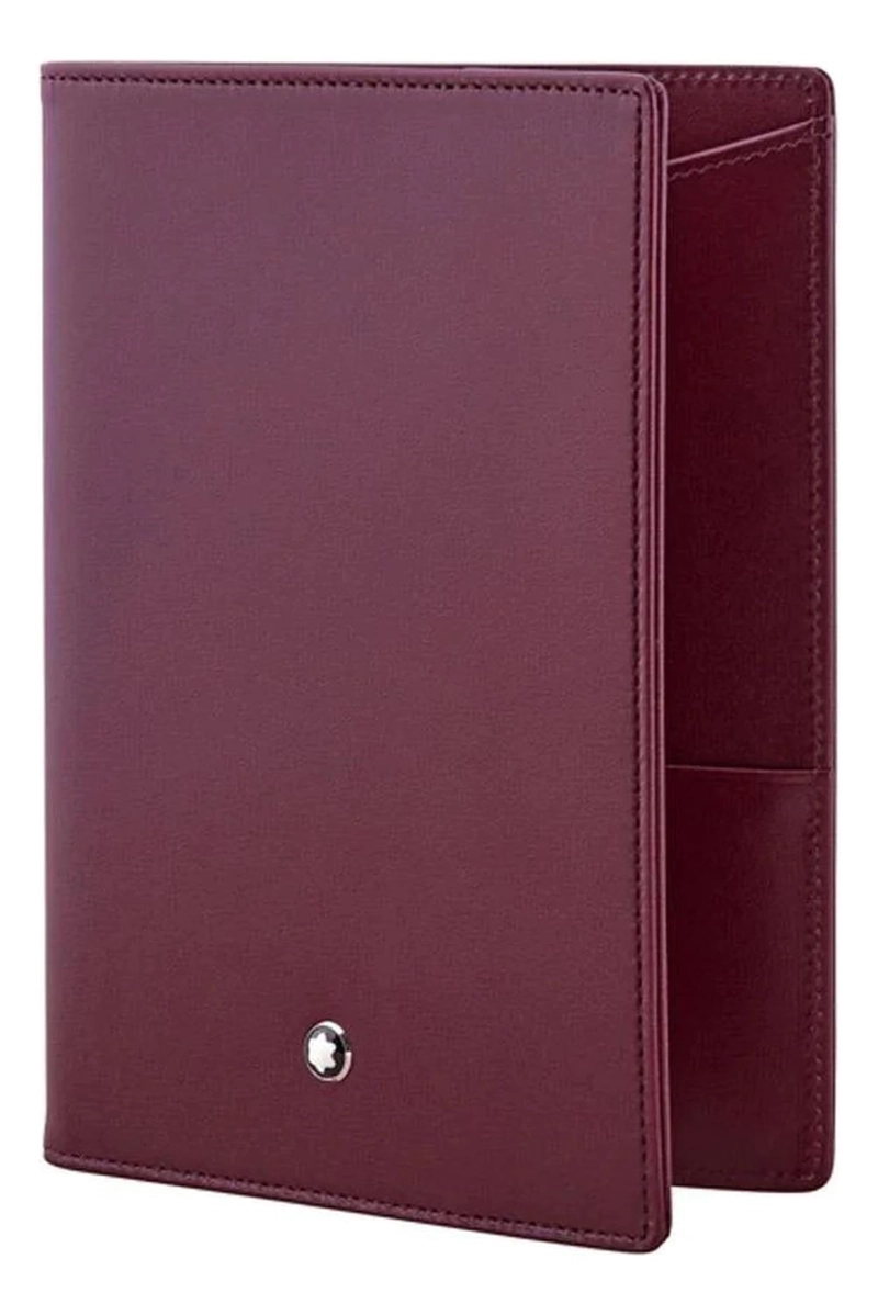 PORTA PASAPORTE MONTBLANC MEISTERSTUCK BORGOÑA 114574 - 1