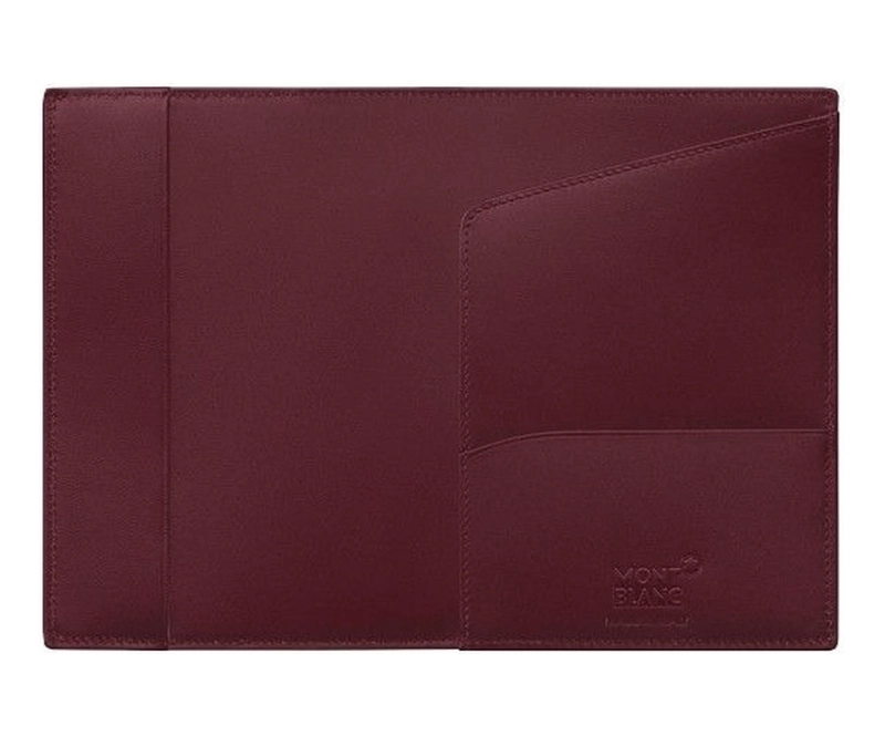PORTA PASAPORTE MONTBLANC MEISTERSTUCK BORGOÑA 114574 - 2