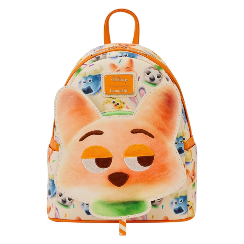 MOCHILA LOUNGEFLY UNISEX ZOOTOPIA 2 NICK WILDE CANDY - 1