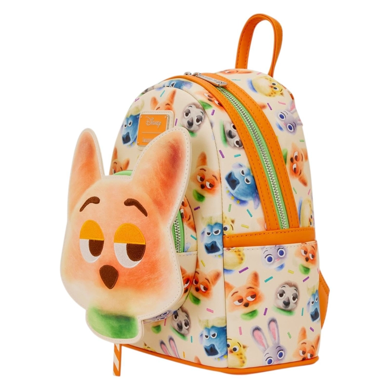 MOCHILA LOUNGEFLY UNISEX ZOOTOPIA 2 NICK WILDE CANDY - 3