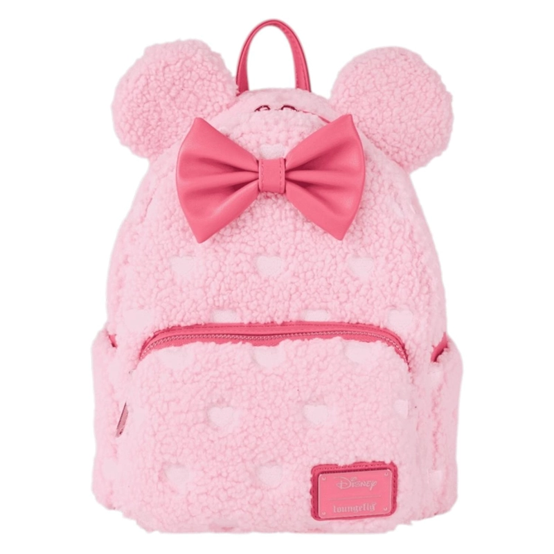 MOCHILA MINI LOUNGEFLY DISNEY MINNIE MOUSE SHERPA - 1