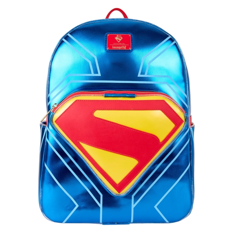 MOCHILA LOUNGEFLY HOMBRE SUPERMAN LIGHT UP DC COMICS - 1