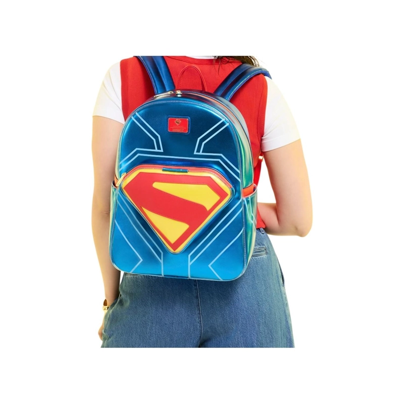 MOCHILA LOUNGEFLY HOMBRE SUPERMAN LIGHT UP DC COMICS - 2