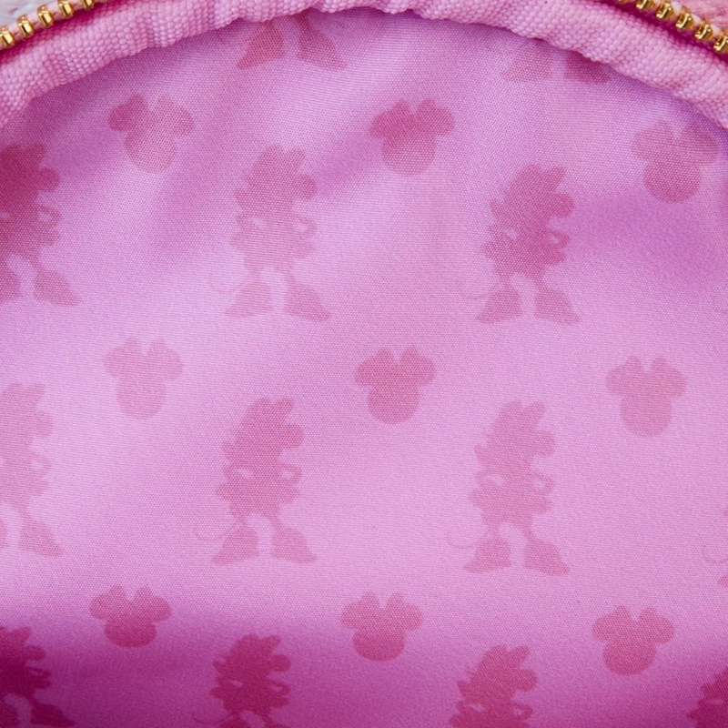 MOCHILA LOUNGEFLY MUJER MINNIE MOUSE WOVEN PINK BOW - 6