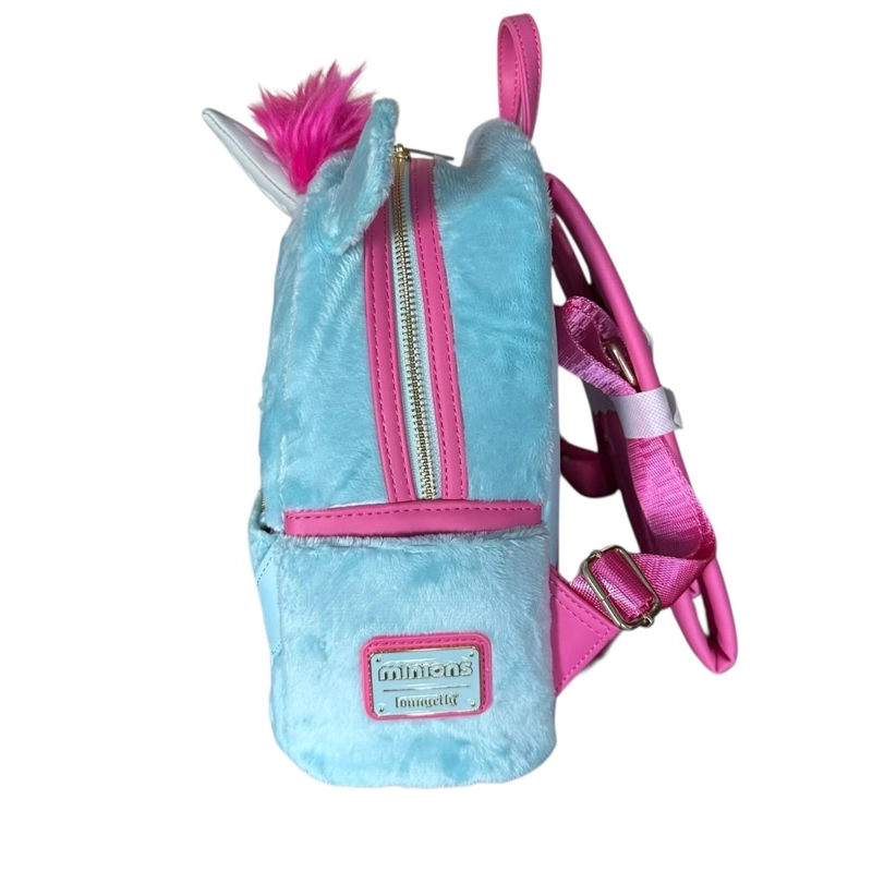 MOCHILA MINI LOUNGEFLY MINIONS FLUFFY UNICORN - 2
