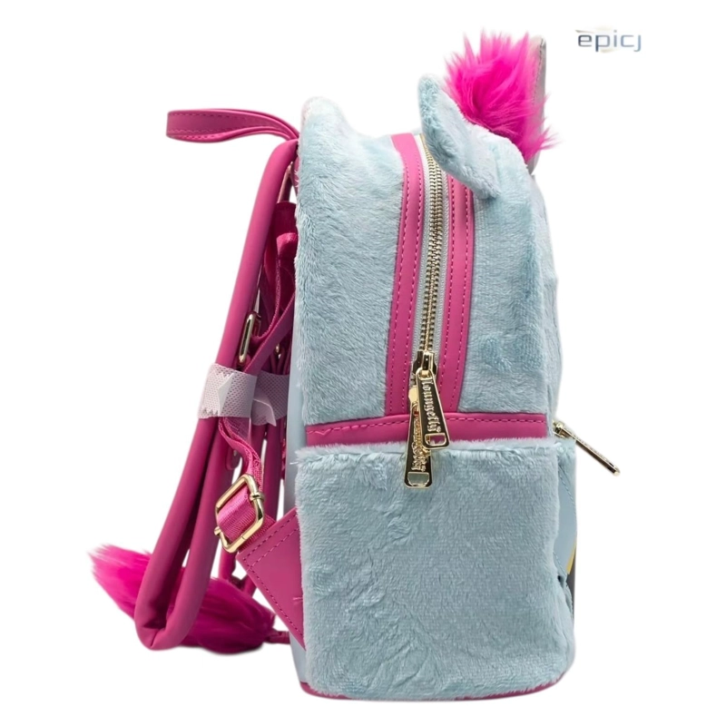 MOCHILA MINI LOUNGEFLY MINIONS FLUFFY UNICORN - 4