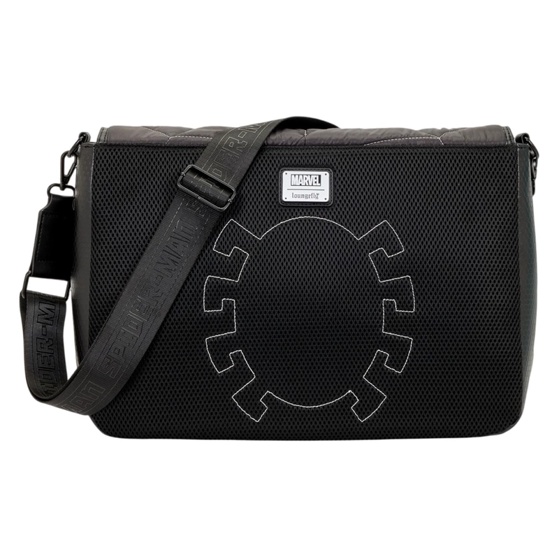 BOLSO LOUNGEFLY HOMBRE SPIDER-MAN BLACK WHITE MESSENGER - 5