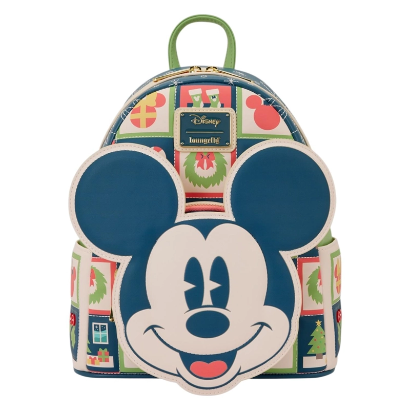 MOCHILA LOUNGEFLY UNISEX MICKEY MOUSE HOLIDAY DISNEY - 1