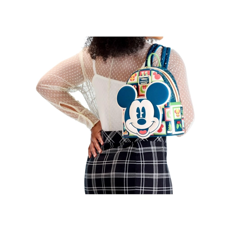 MOCHILA LOUNGEFLY UNISEX MICKEY MOUSE HOLIDAY DISNEY - 2