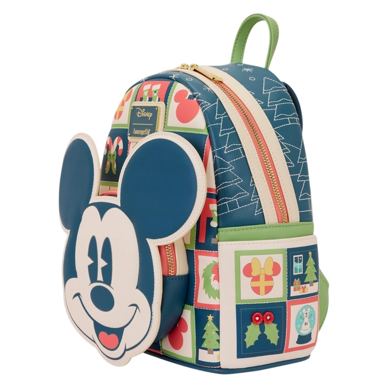 MOCHILA LOUNGEFLY UNISEX MICKEY MOUSE HOLIDAY DISNEY - 3