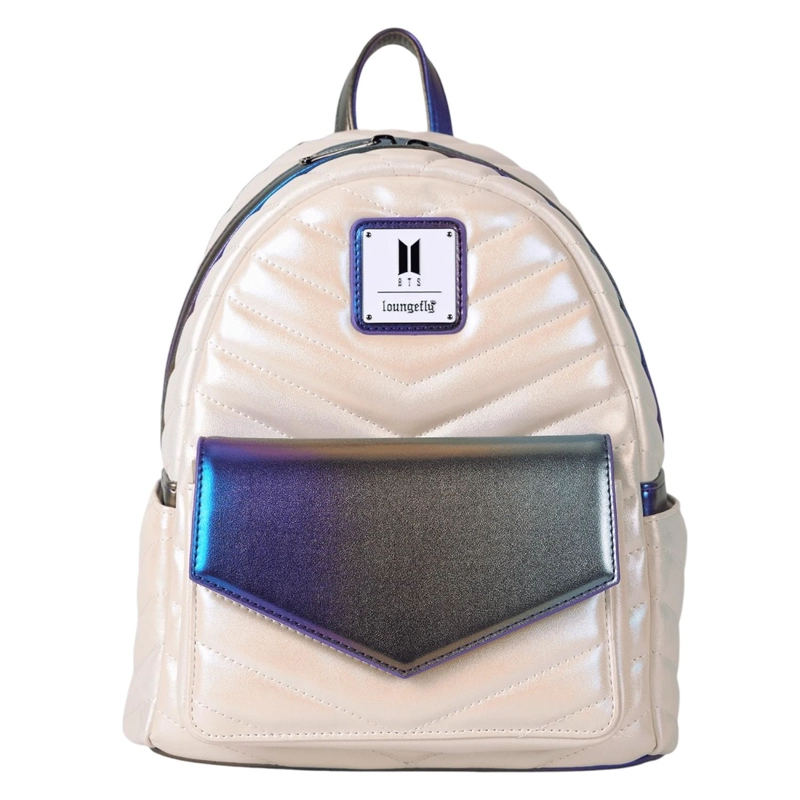 MOCHILA LOUNGEFLY MUJER FUNKO POP BTS IRIDESCENT QUILTED - 1