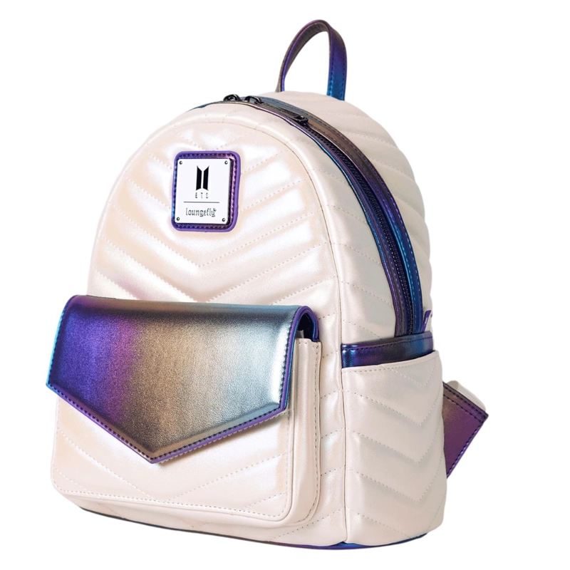 MOCHILA LOUNGEFLY MUJER FUNKO POP BTS IRIDESCENT QUILTED - 3