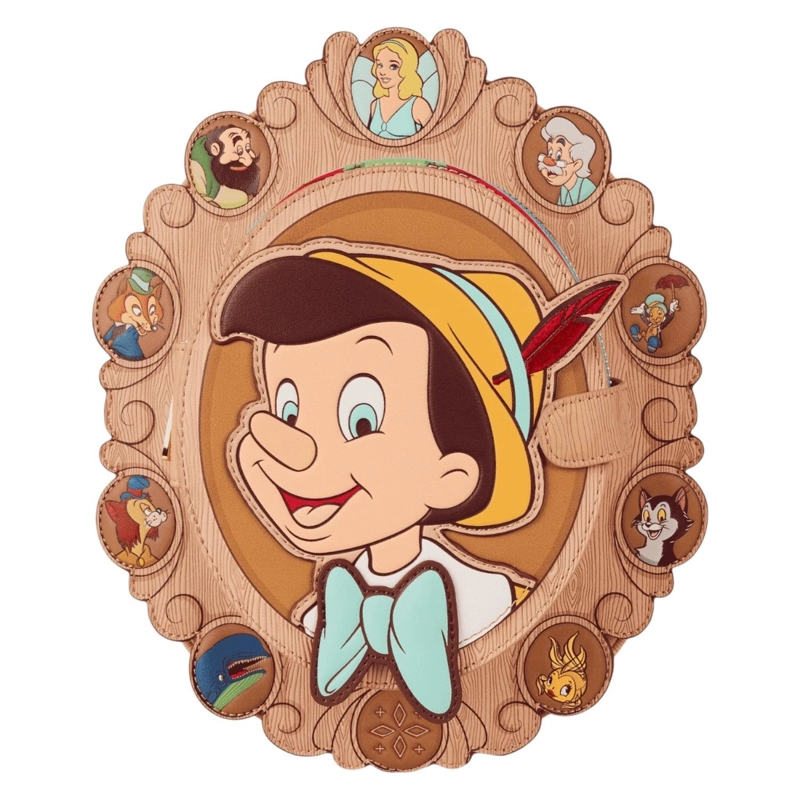 MOCHILA LOUNGEFLY MUJER PINOCCHIO CAMEO SERIES - 1