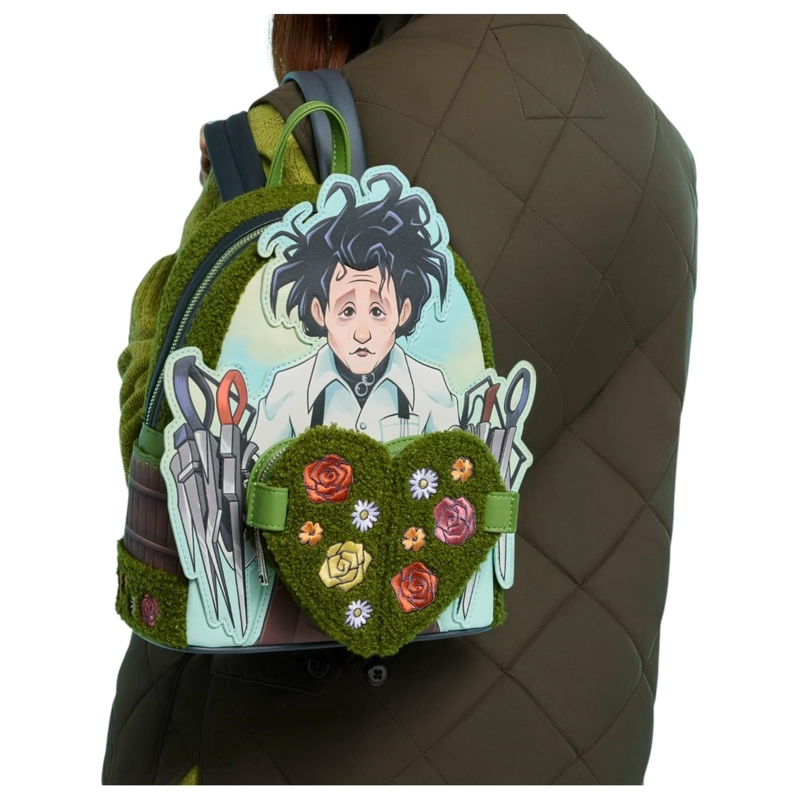 MOCHILA LOUNGEFLY UNISEX EDWARD SCISSORHANDS SHERPA - 2