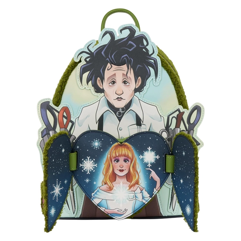 MOCHILA LOUNGEFLY UNISEX EDWARD SCISSORHANDS SHERPA - 3