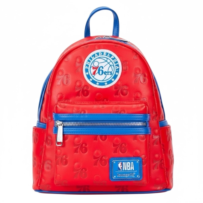 MOCHILA LOUNGEFLY HOMBRE NBA PHILADELPHIA 76ERS RED - 1