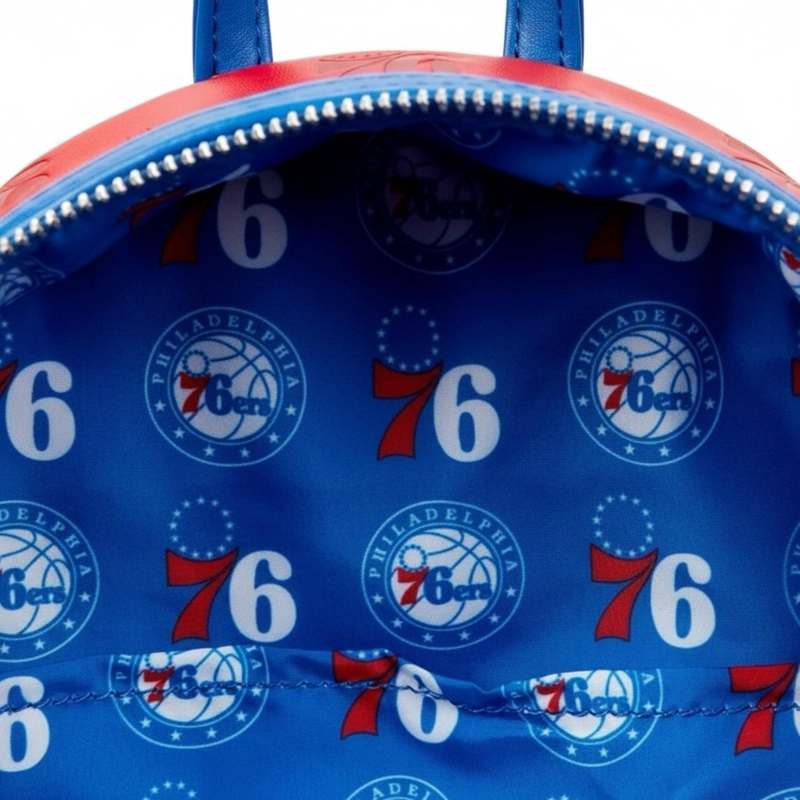 MOCHILA LOUNGEFLY HOMBRE NBA PHILADELPHIA 76ERS RED - 4