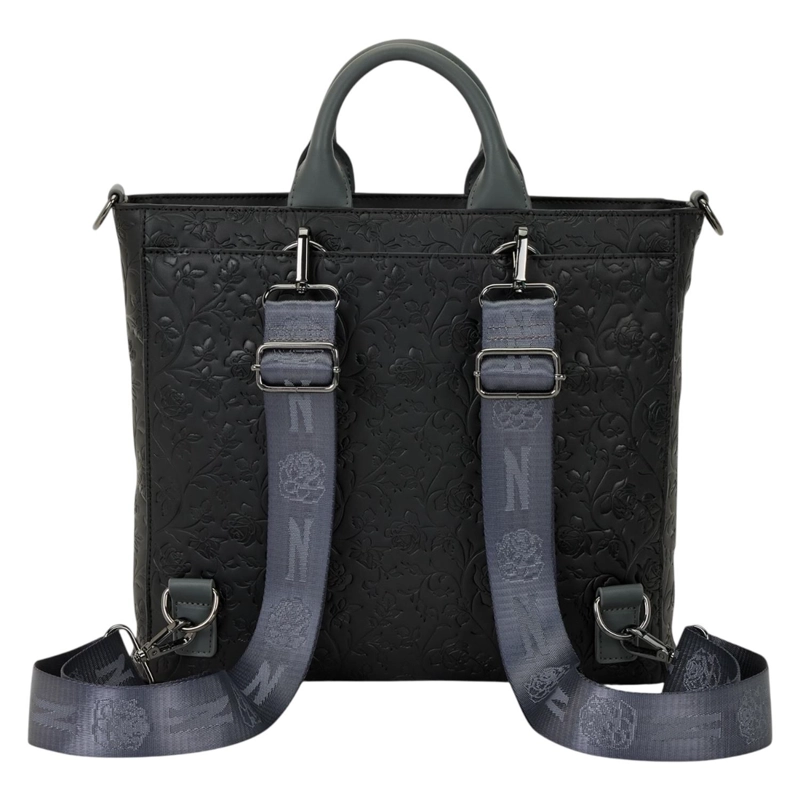 BOLSO LOUNGEFLY MUJER WEDNESDAY BLACK ROSES TOTE - 4